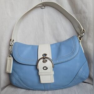 Vintage Y2K Coach Soho Medium Buckle Flap Shoulder Bag